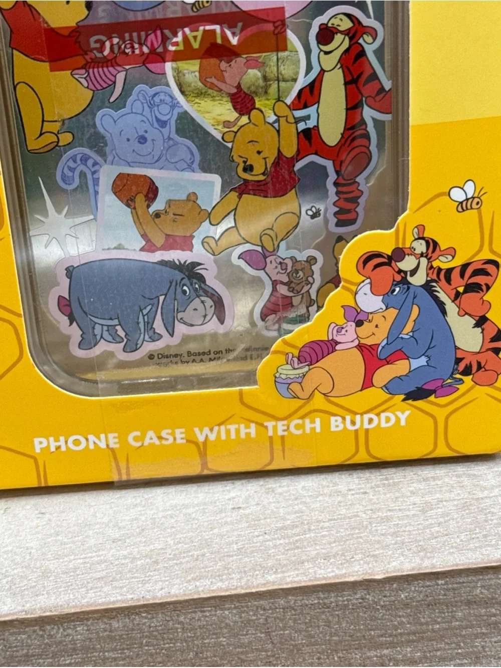 Disney Winnie the Pooh iPhone Case withPooh Tech Buddy - Yellow & Red 13/14/15